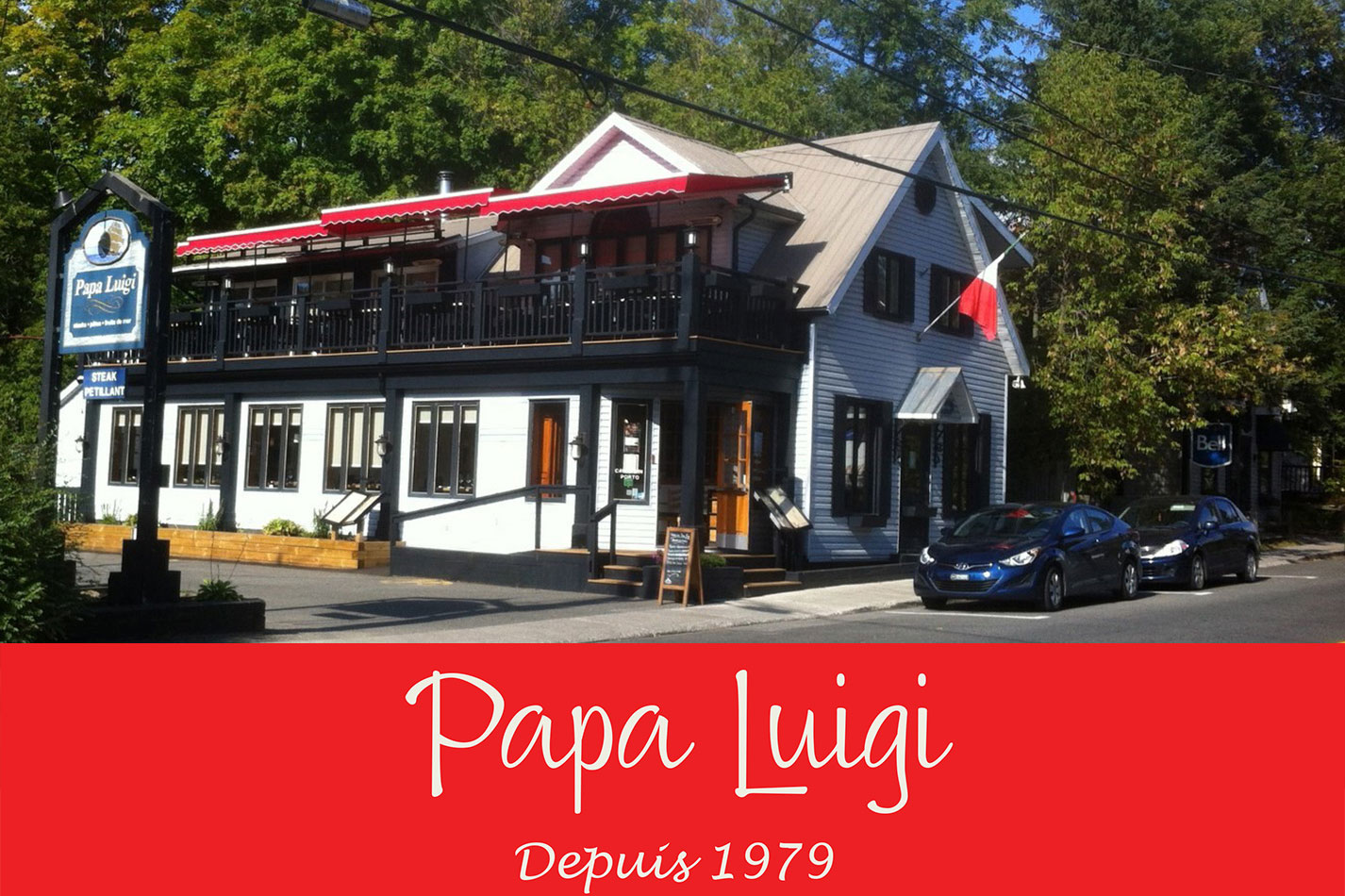 Menu au Restaurant Papa Luigi, Saint-Sauveur